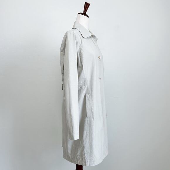 Eddie Bauer Women's Relaxed Fit Beige Trench Coat - Picture 6 of 9